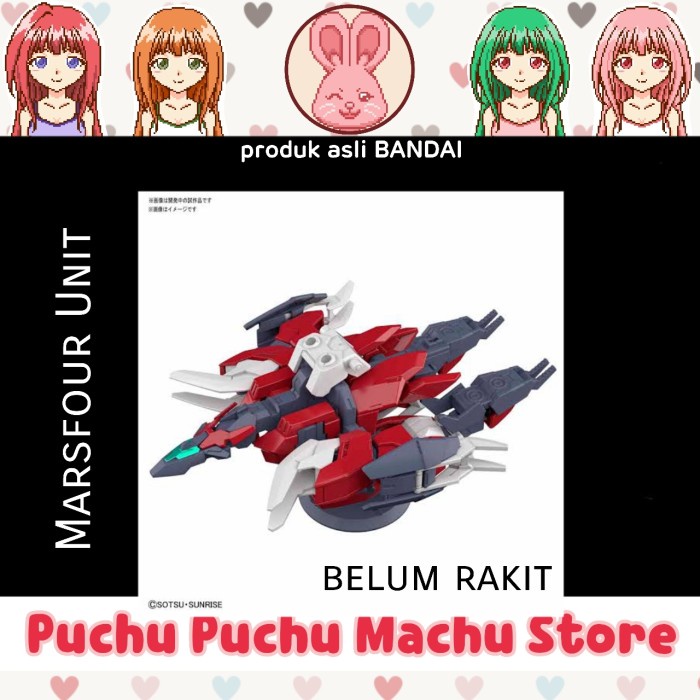 HG 1/144 MARSFOUR GUNDAM (MARSFOUR UNIT) asli BANDAI temannya Earthree