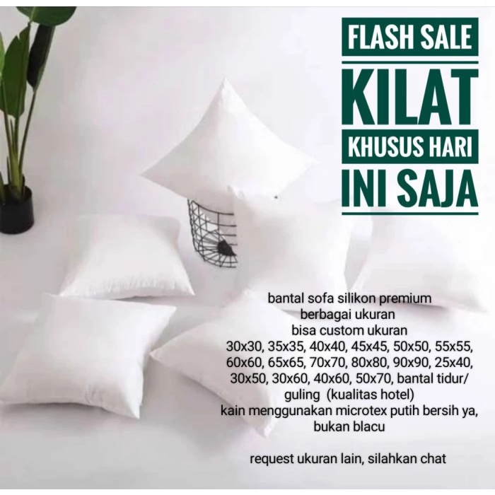 isi bantal sofa /kursi /cushion 40x40