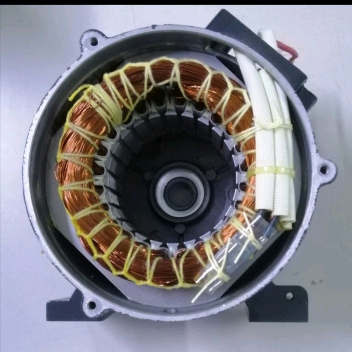 MOTOR FRAME COMPLETE STATOR POMPA AIR SANYO PWH 138C ASLI