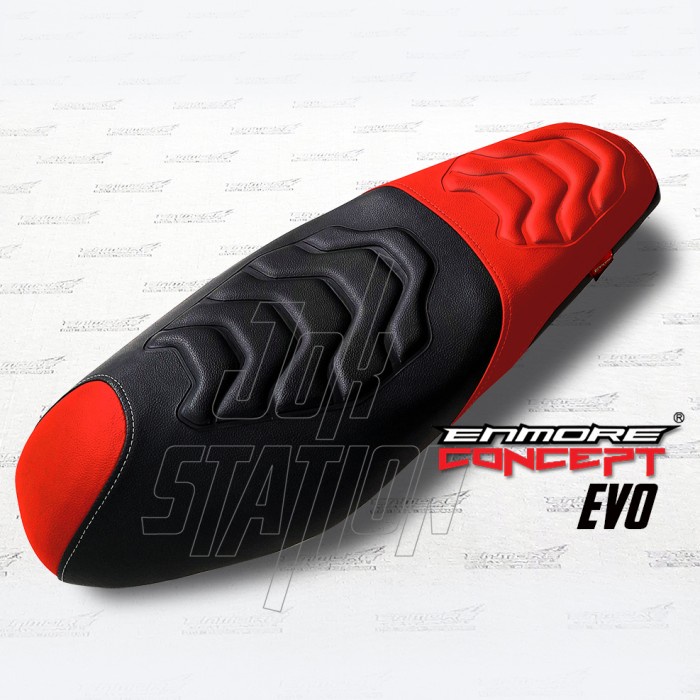 Kulit Jok Motor Enmore Concept - EVO - Merah ( Kulit Jok Saja )