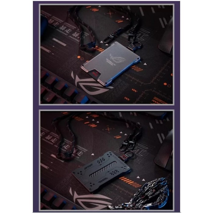 

ASUS ROG Name Tag Alunium Frame ID Card Holder Authentic Case With Lanyard DiskonJual MurahHarga
