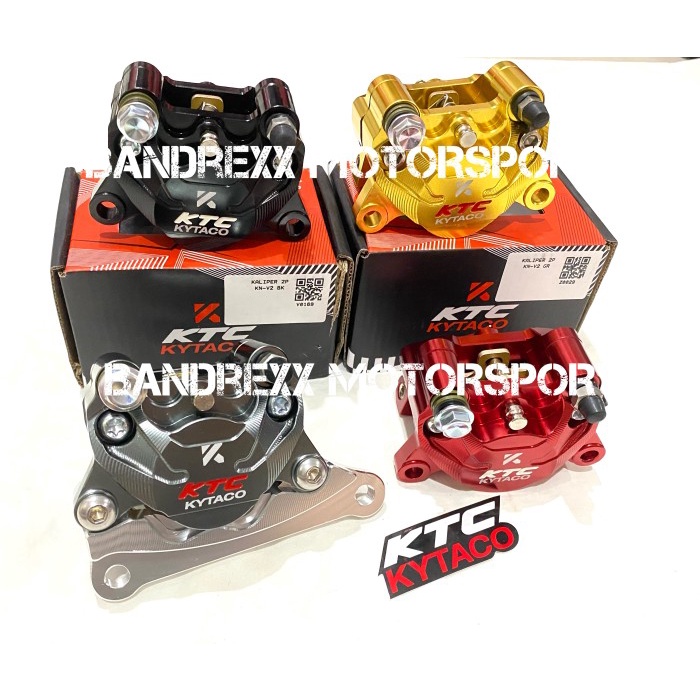 Kaliper Belakang Ktc 2 Piston For Yamaha Nmax Include Bracket Cnc.