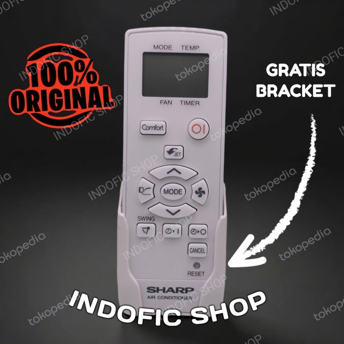 REMOTE AC SHARP ORIGINAL REMOTE REMOT AC SHARP CRMC A907JBEZ ORIGINAl
