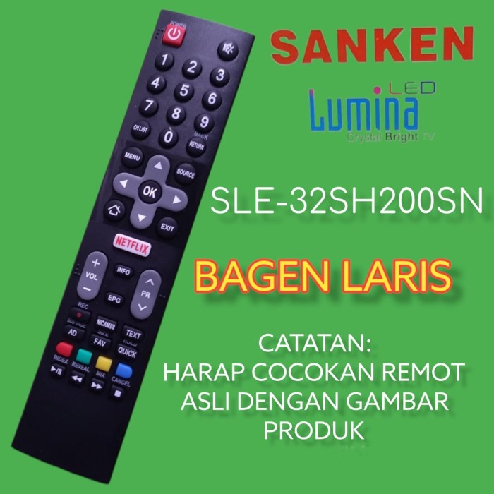 HOT SALE REMOT TV SANKEN LUMINA REMOT SMART TV SANKEN