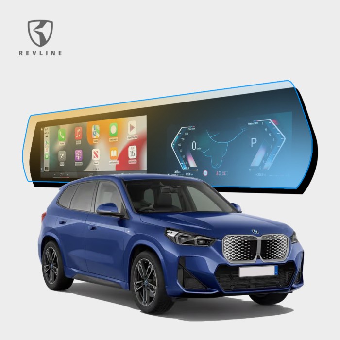 BMW IX1 Revline Protection Tempered Glass Screen Protector (Headunit + Speedometer)