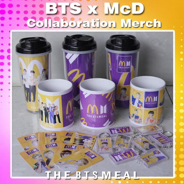BTS MEAL UNOFFICIAL BTS MERCH TUMBLR DAN MUG MERCHANDISE BTS MEAL KODE 1292