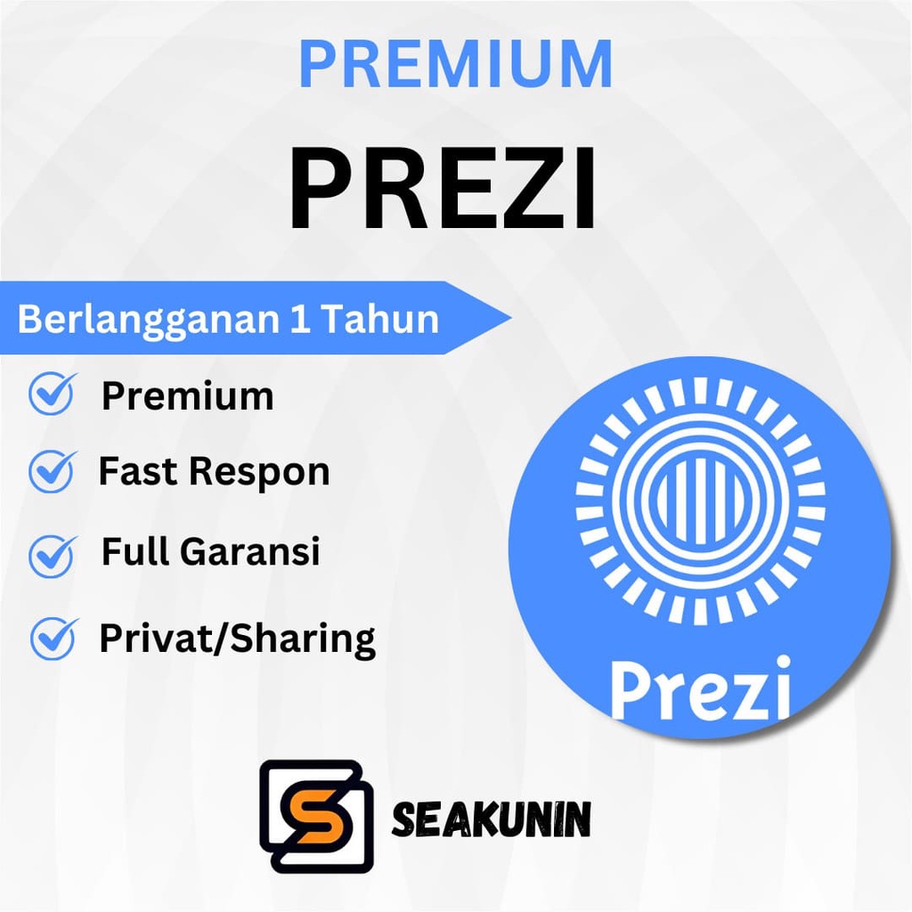 Prezi Premium 1 Tahun Private Akun ( Standard, Plus, Business )