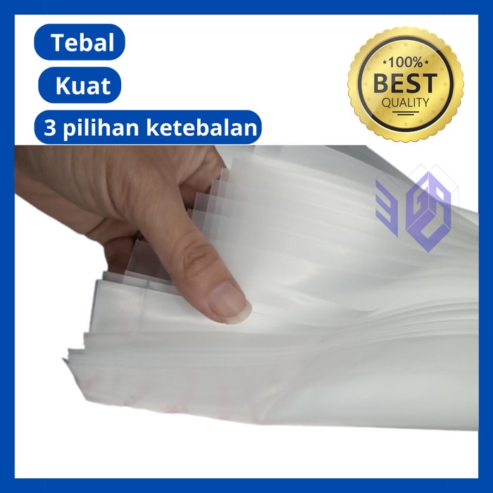 TERJAMIN Kantong Plastik PE Ori Bening 60 X 100 80 X 100 90 X 120 100 X 120
