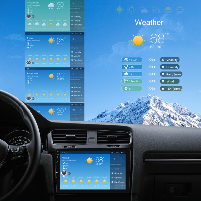 BISA GOSEND ANDROID 7/9/10 INCH MOBIL TV MOBIL MURAH MERIAH 4+32G ROM BLUETOOTH WIFI GPS NAVIGASI