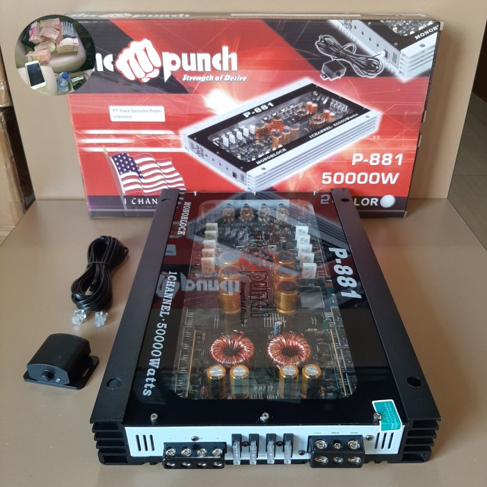 BISA GOSEND POWER MONOBLOCK THE PUNCH P-881 AMPLIFIER MONOBLOCK THE PUNCH P 881