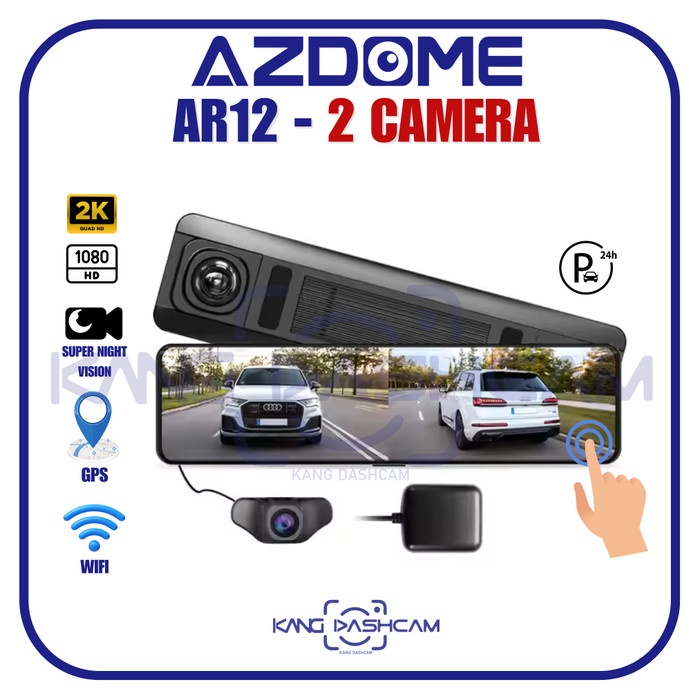BISA GOSEND! AZDOME AR12 DASHCAM DASH CAMERA MOBIL KAMERA CAM KUALITAS TERBAIK