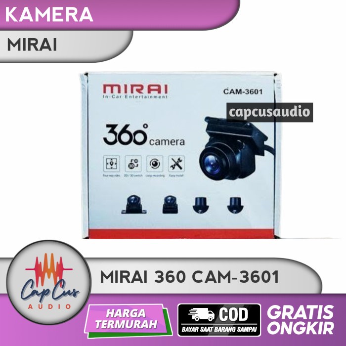 BISA GOSEND KAMERA PARKIR MOBIL 360 MIRAI / KAMERA 360 MIRAI CAM 3601 / CAMERA 360 TERMURAH
