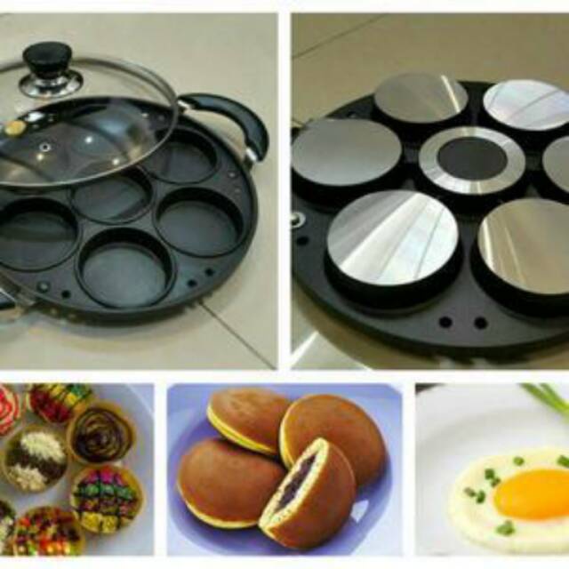 Best Seller Ori Cetakan apem 7 lubang (teflon7lubang) datar Limited Edition