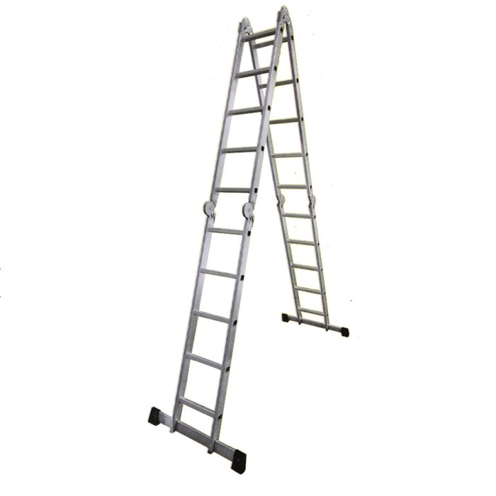 ORI Krisbow Tangga Lipat Aluminium 5.5 M