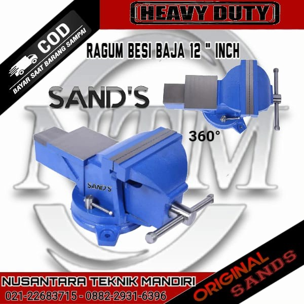 TERBARU RAGUM BESI BAJA 12" INCH / CATOK BESI 12" INCHI MADE IN INDIA