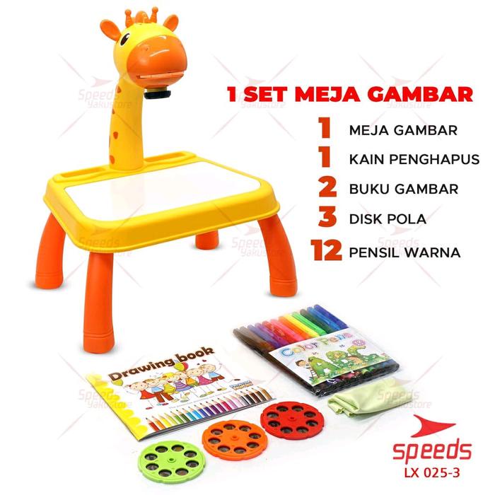 

Meja Proyektor Multifungsi Papan Gambar Proyeksi Jerapah Meja Lukisan Proyektor yang Dapat Dilepas