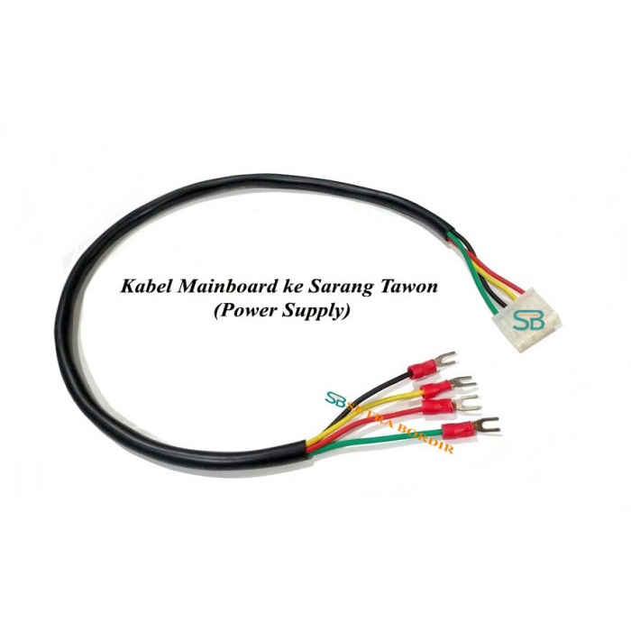 Kabel mainboard sarang tawon bordir komputer kabel power supply bordir