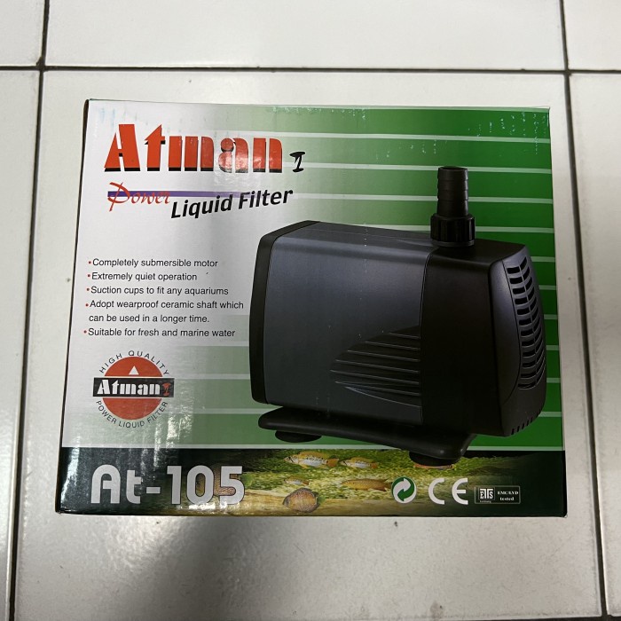 Pompa Air ATMAN AT-105 untuk Akuarium dan Kolam