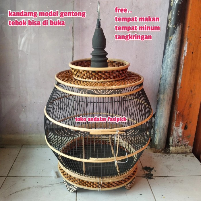 kandang burung perkutut rajut/sangkar perkutut terbaru tebok