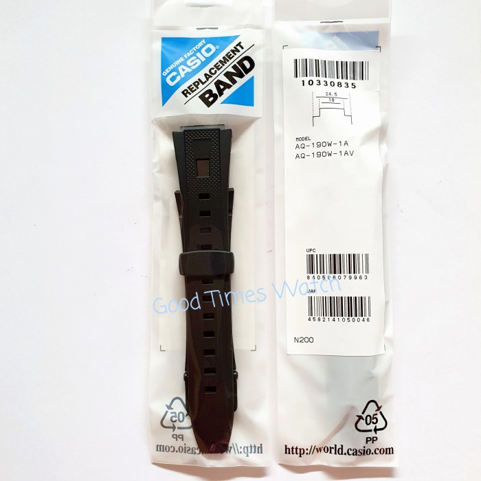 Band Watch Aq-190W-1A / Casio Original Strap Harga Promo