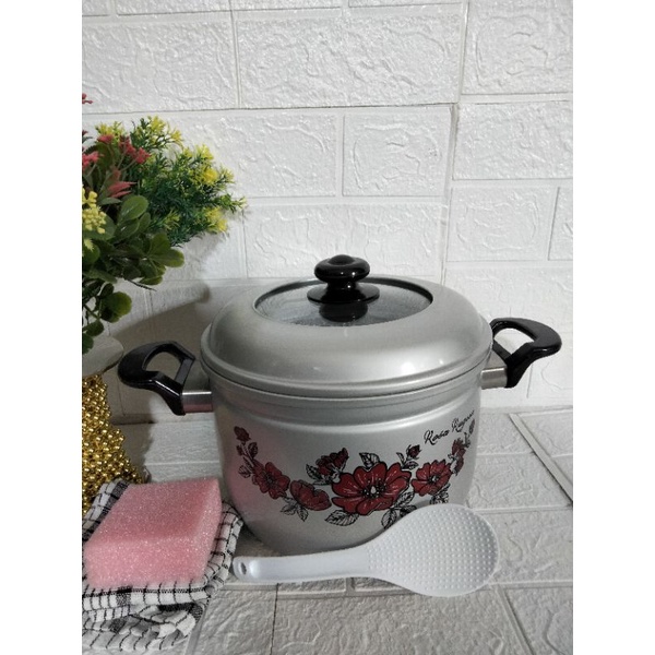 Citayam panca guna /langseng tutup kaca /panci kukus PREMIUM