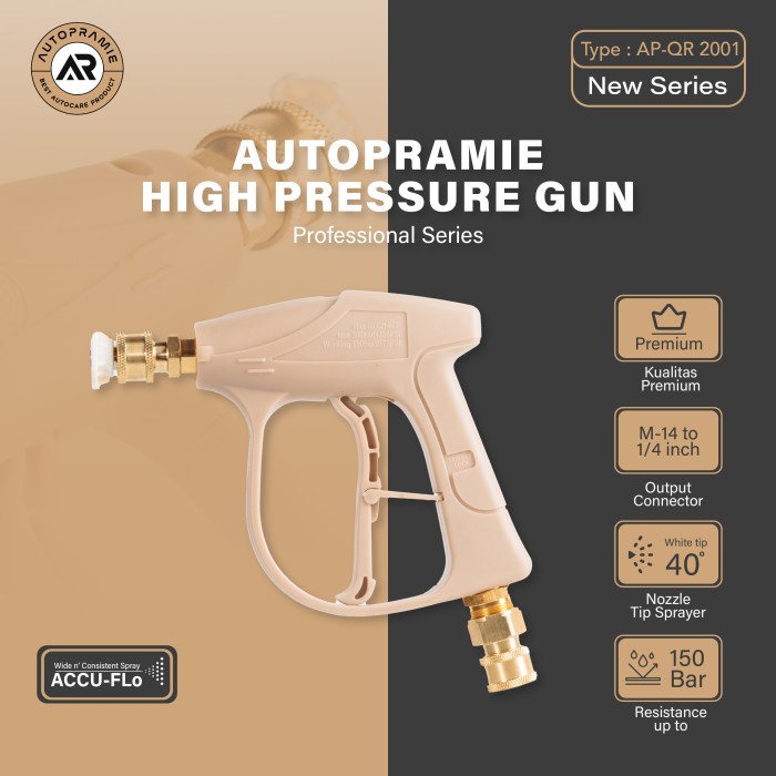 High Pressure Gun Jet Cleaner Quick Release / QR Autopramie AP-QR 2001