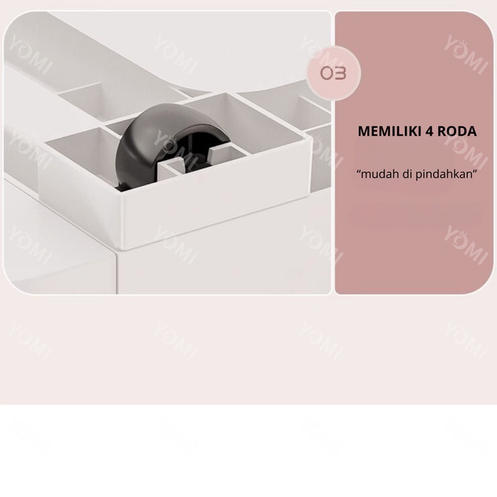 Sunxin Lemari Plastik Pakaian Kelinci 60Cm S95 / Lemari Pakaian Anak