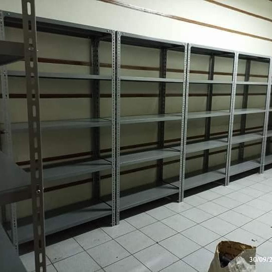 Rak Besi Siku Lubang Bahan Tebal
