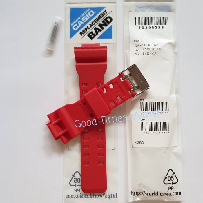 Band G-Shock Ga-100B-4A / Ga-110Fc-1A , Casio Original Strap Terlaris
