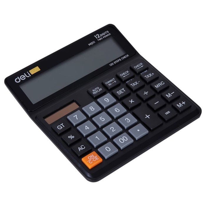 

DELI KALKULATOR MEJA / DESK CALCULATOR - HITAM/BLACK 12 DIGITS EM01120