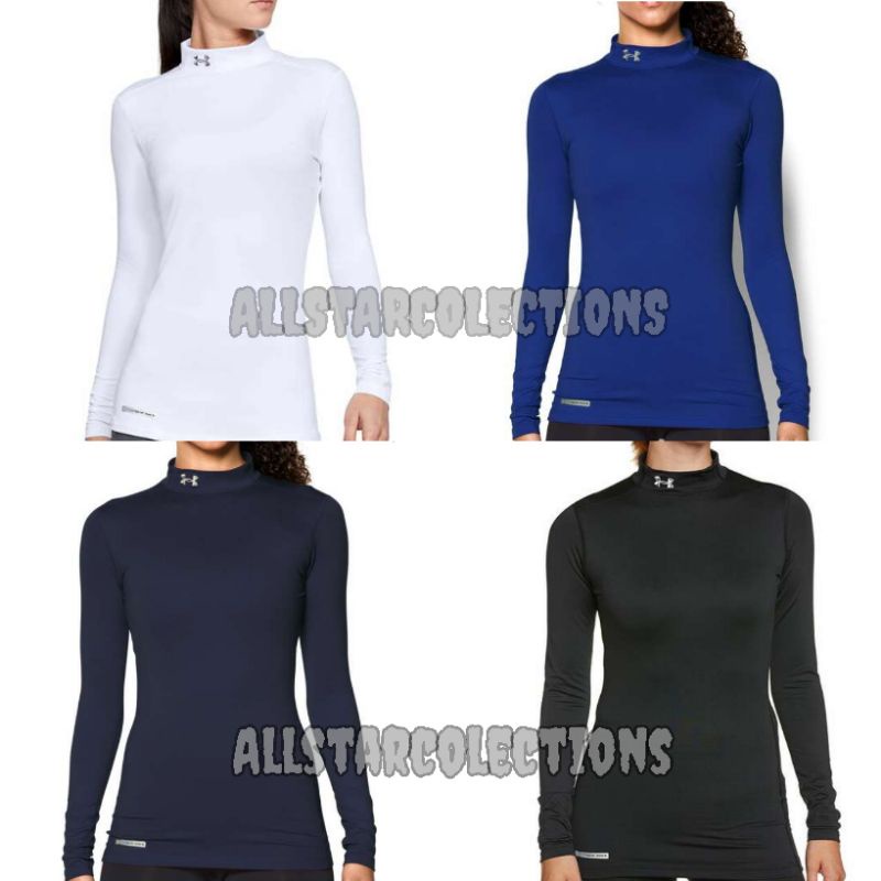 Baju Manset Baselayer Wanita Unisex Thumbhole Lengan Panjang / Kaos Olahraga Renang Daleman