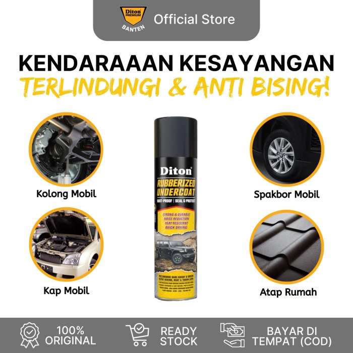 Diton Banten - Diton Rubberized Undercoat (Cat Pelapis Serbaguna Anti Karat)