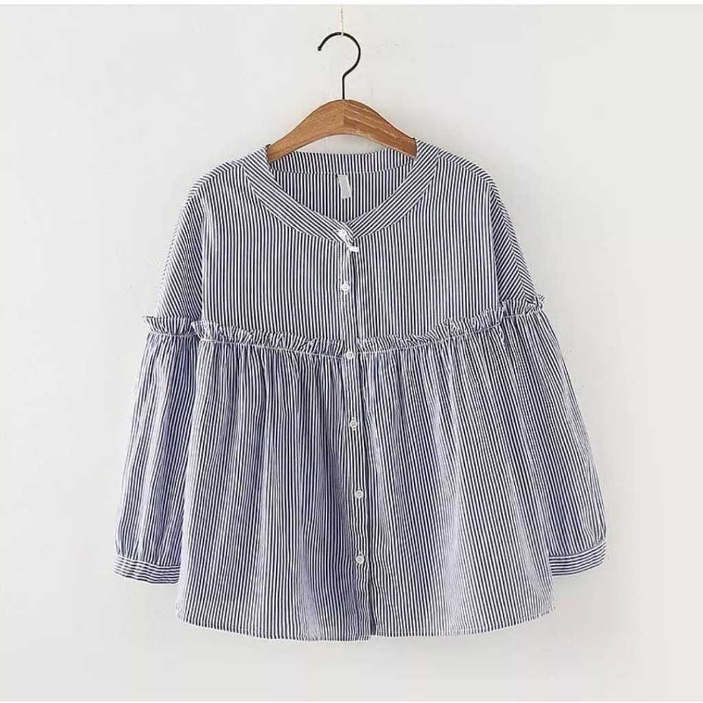 MANGGO BLOUSE - FASHION KOREA // TUNIK WANITA POLOS BAJU DEWASA WANITA // ATASAN BAJU CEWEK MODEL