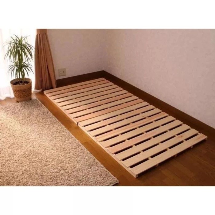 PREMIUM Divan Alas Tempat Tidur Kayu Palet 120x200 / Divan Alas Kasur / Bed
