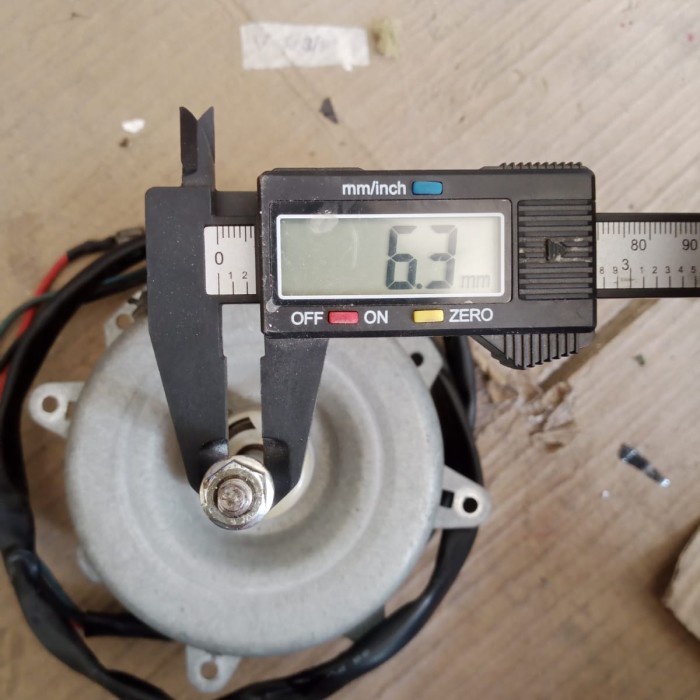 Motor Fan Outdoor AC Sharp WELLING YDK15-6U-20 CMOTLB521JBEZ 220/240V 50Hz 1.5uF/400V 0.18A 7W