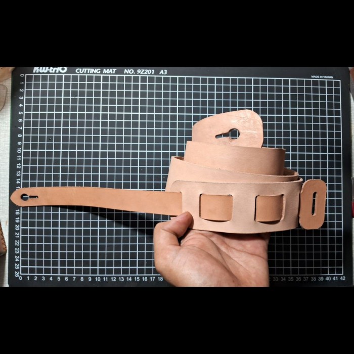 strap gitar kulit asli klasik