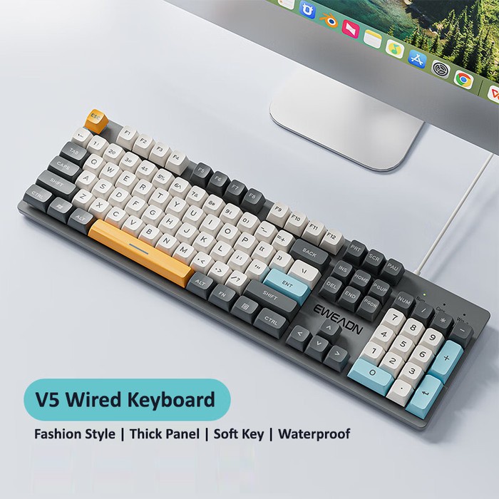 Gaming Keyboard - Keyboard Gaming / Wired Keyboard / Mechanical Feel
