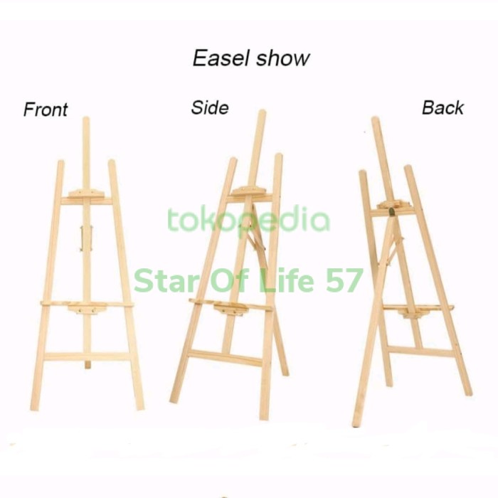

Easel Wooden Frame Foto Lukisan Lukis Stand Kayu DiskonJual MurahHarga DiskonObral