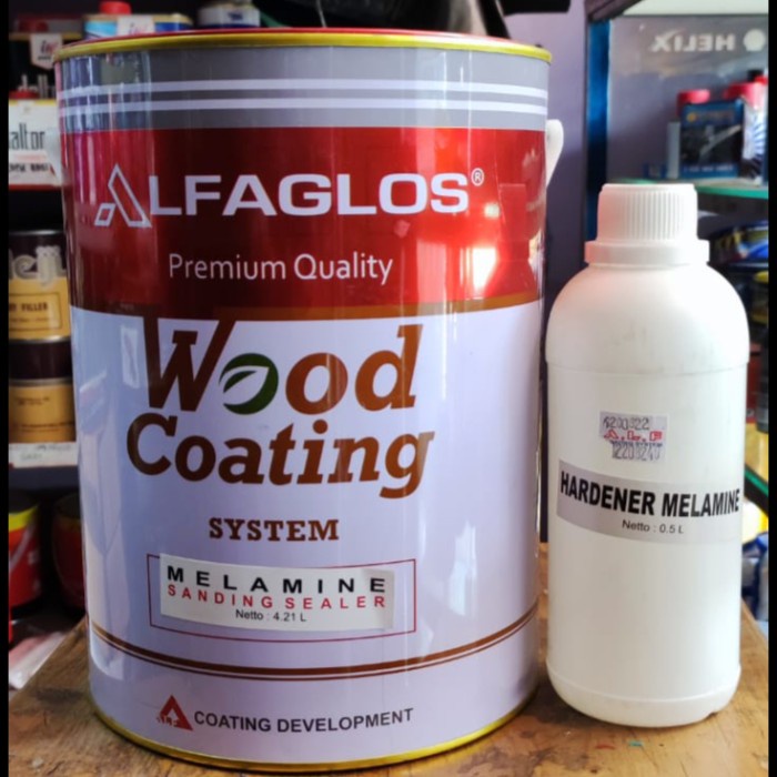 TERBARU Alfaglos Melamine Sanding Sealer + Hardener - Gln
