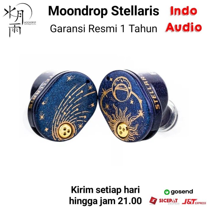 PROMO MOONDROP STELLARIS Planar Magnetic Driver IEM In Ear Monitor Earphone