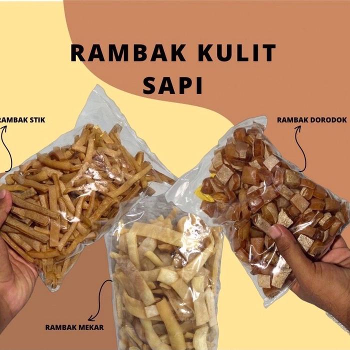 

Wdo - (Oleh Oleh Surabaya) Aneka Kerupuk Rambak Sapi Mentah 500Gr
