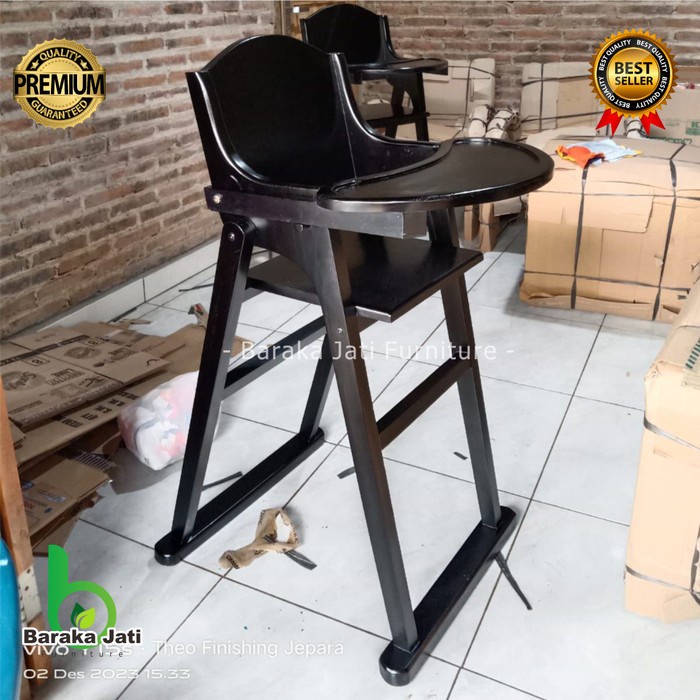 PROMO KURSI BAYI KAYU JATI / KURSI MAKAN BAYI KAYU JATI