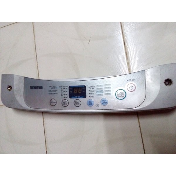 SB - MODUL PCB MESIN CUCI LG TURBO DRUM 7 TOMBOL ORIGINAL WF L 100 TC