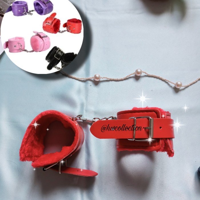 Aksesoris Lingerie Borgol Bulu Handcuff Harga Promo