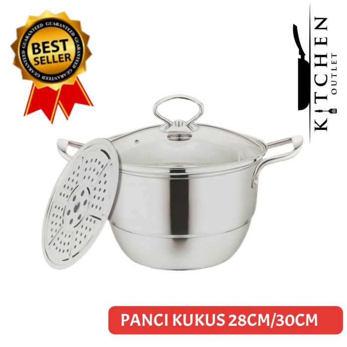 Panci Kukus Steamer Dandang Kukusan Stainless