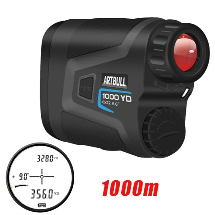 Laser Rangefinder Hunting telescope Speed Laser Distance Meter 1000m