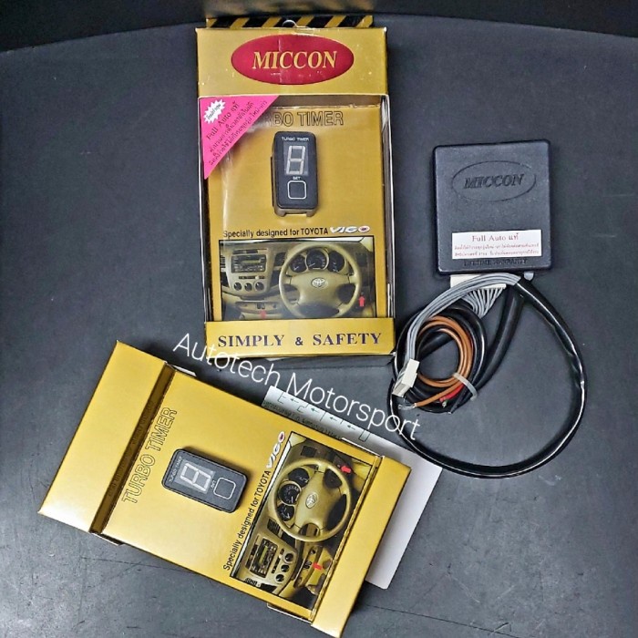 TURBO TIMER MICCON ORIGINAL FULL AUTO TOYOTA INNOVA FORTUNER