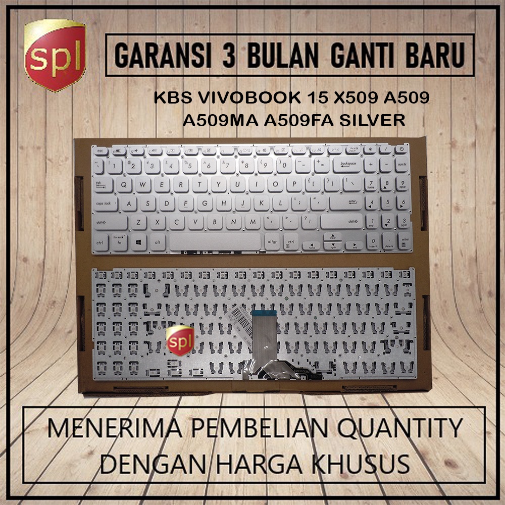 Keyboard Asus Vivobook 15 x509 a509 a509ma a509fa Silver