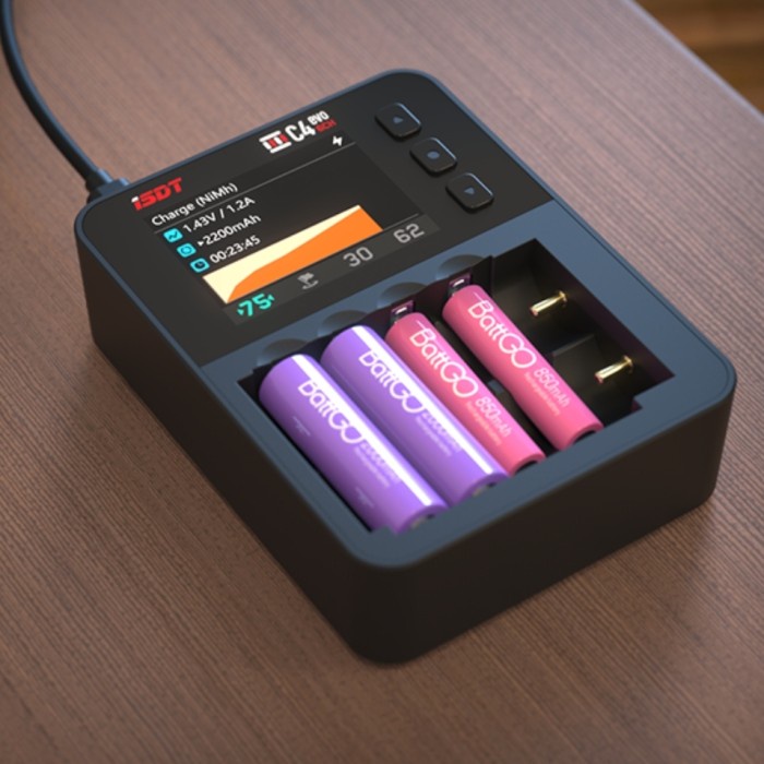 KUYY C4EVO ISDT C4 EVO CHARGER PACKING AMAN