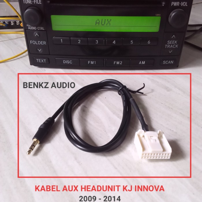 Kabel Aux headunit kijang innova soket kabel AUX tape toyota Innova